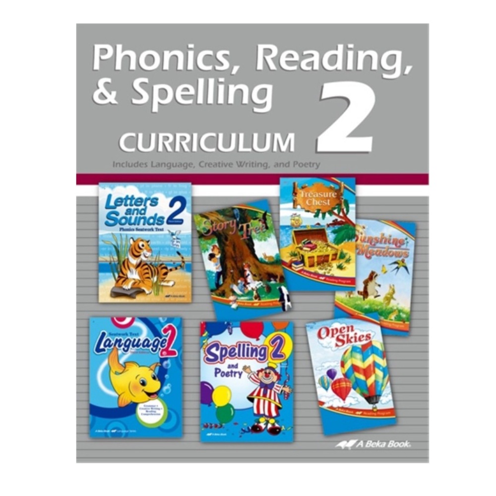 Abeka Phonics, Reading and Spelling 2 Curriculum Lesson Plans